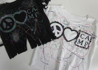 Personalized T-Shirts (Peace-Love-Camp)